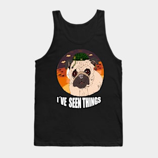 funny pug Tank Top